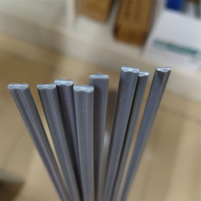 PVC透明双股焊条2.5MM三角硬焊条PVC水槽焊接聚氯乙烯塑胶焊接条