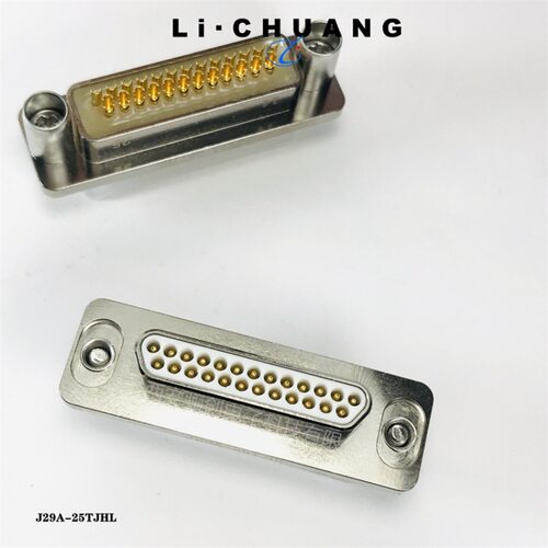 新品焊接式插头25芯接插件J29A-25TJH J29A-25ZKH矩形航插
