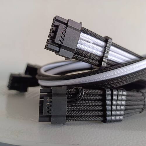 4090显卡供电线PCIE5.0小16P模组线12vhpwr 12+4编制600W线PW-013