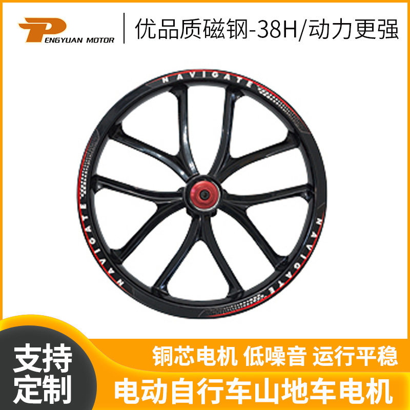 PY-03-14''-02镁合金一体轮电机电动自行车山地车电机