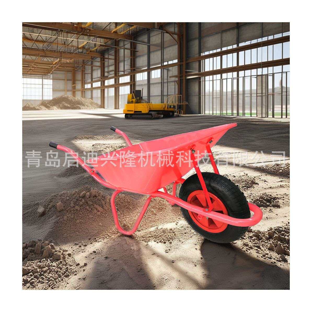 WB2206建筑工地泥沙独轮手推车搬运车 农用木柄独轮手推车厂家