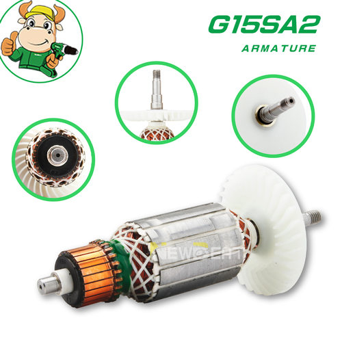跨境电动工具配件转子G15SA2工业级打磨机抛光机