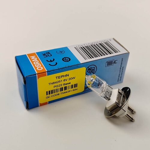 64251 HLX 6V20W 苏州六六Vision视觉YZ5X裂隙灯显微镜灯泡钨灯
