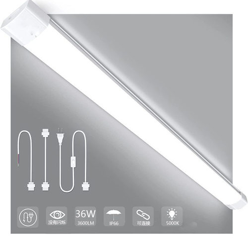 IP66防水led三防灯插电式18W T8 可连接线性条形灯LED车库商店灯