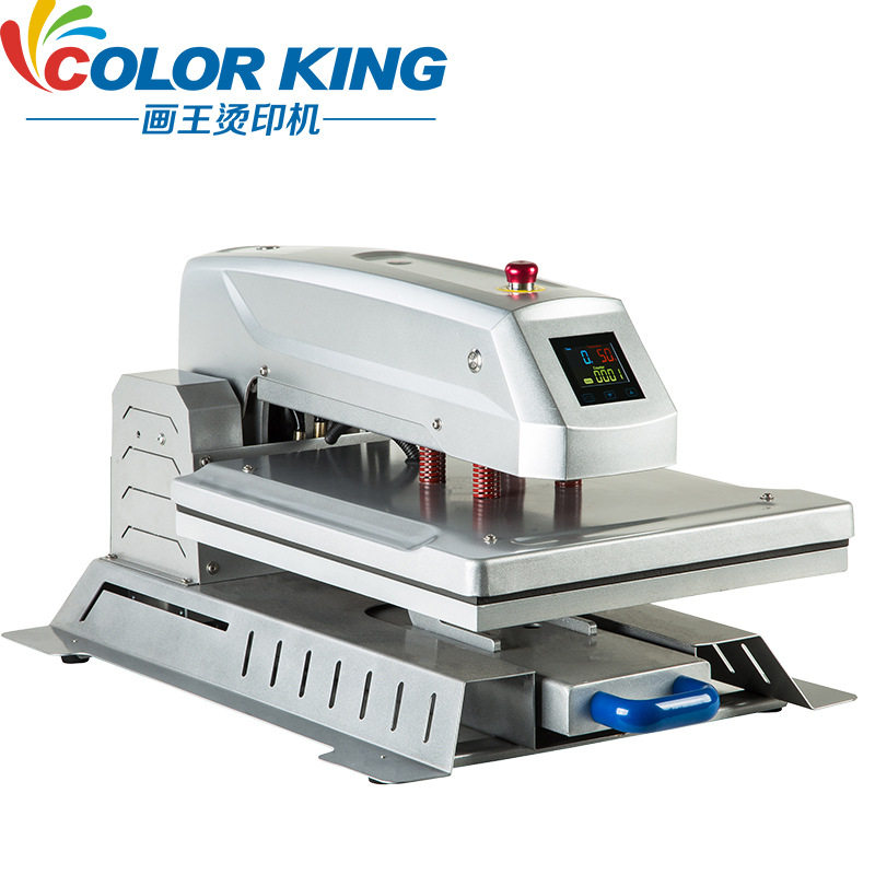 110V 电动烫画机 热升华机器 全自动压烫机40*60服装印制设备抱枕