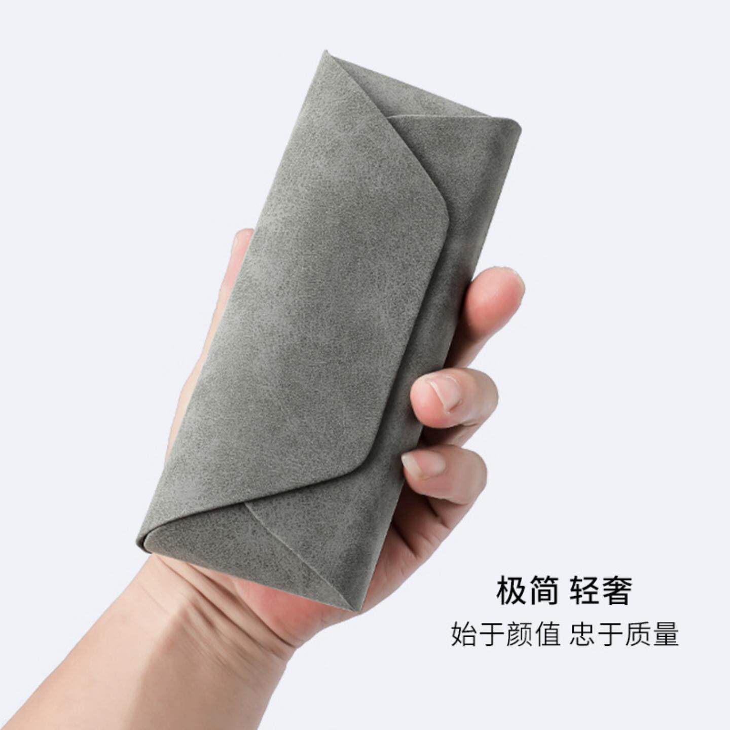眼镜盒镜盒巴纹包子镜盒时尚太阳镜眼镜盒近视镜简约收纳盒