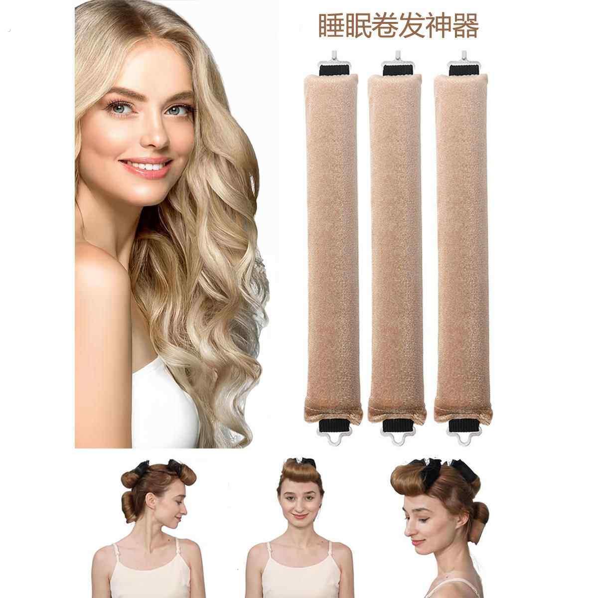 懒懒的卷发造型工件大卷发睡眠卷发铁无铁海绵睡眠卷发铁一次性卷
