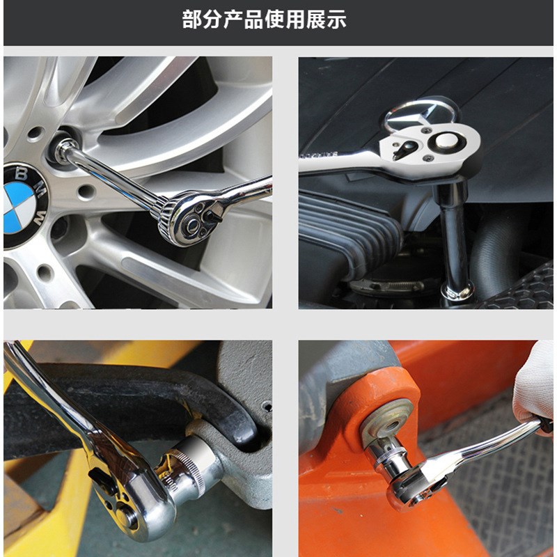 随车组合工具多功能汽修工具套装修车套筒扳手棘轮汽车修理工具箱