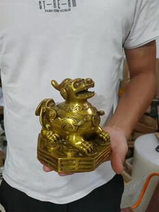 铜貔貅摆件八卦底座镇宅招财店面收银台客厅送礼书房办公室大门口