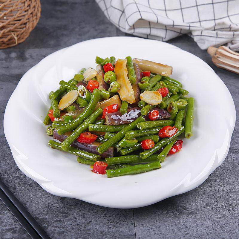 彷真食品食物 菜品模型炒菜热菜假菜样品豆角烧茄子美食菜肴模具