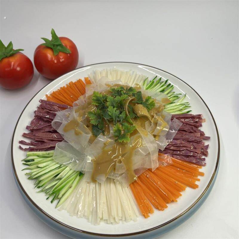 仿真东北拉皮凉拌粉皮凉皮食品模型仿真菜假菜酒店菜品假菜道具