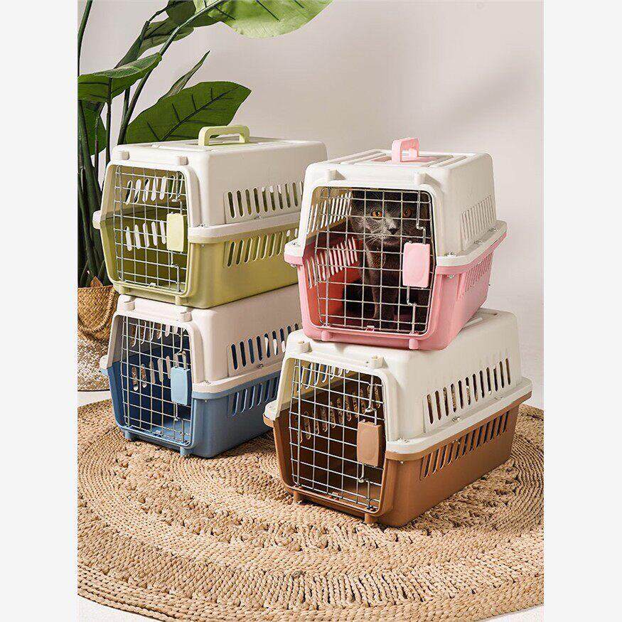 航空箱猫咪专用猫笼子便携外出宠物托运箱车载狗笼手提塑料猫箱子