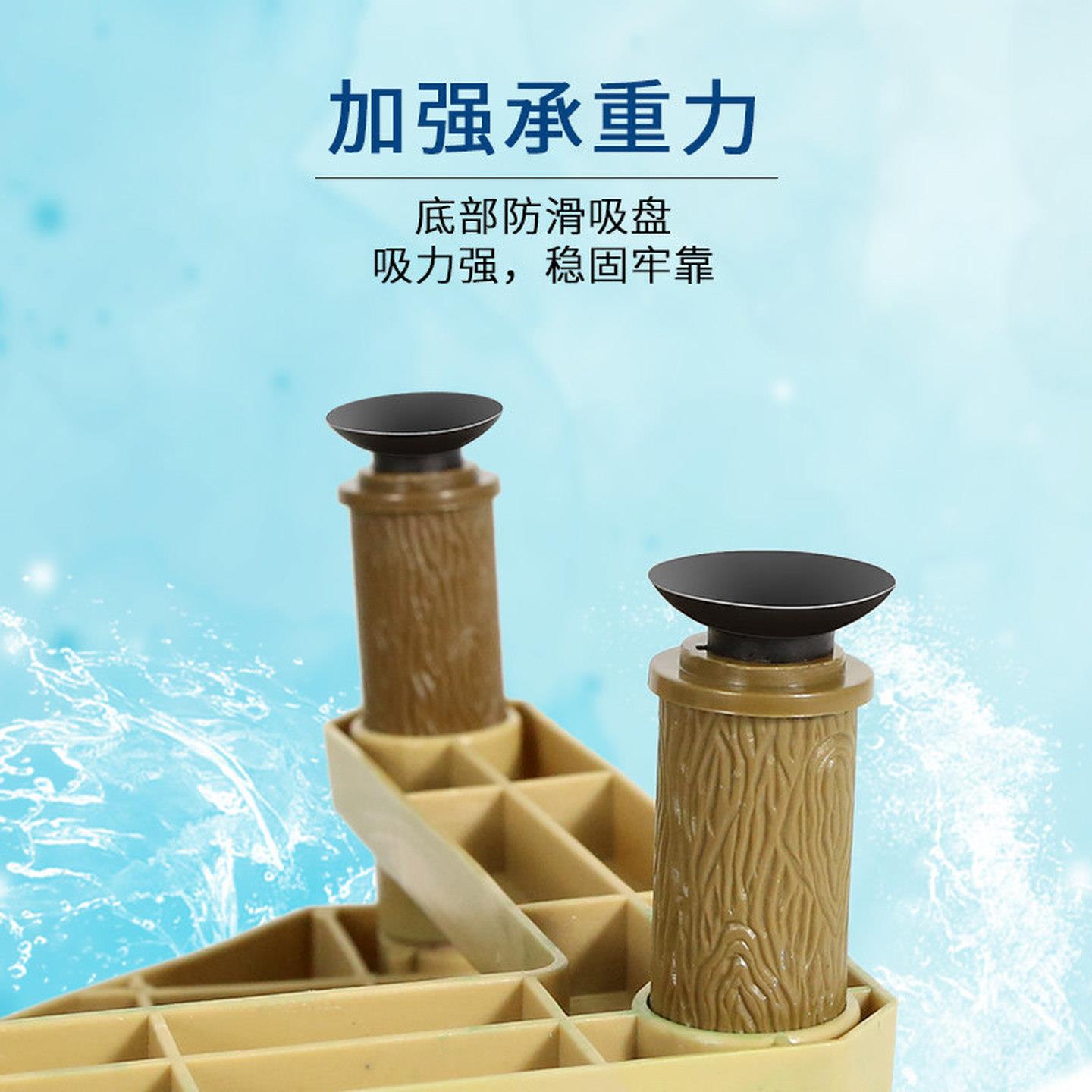 乌龟晒台浮岛造景巴西龟晒台爬台晒台游乐园晒台爬坡躲避