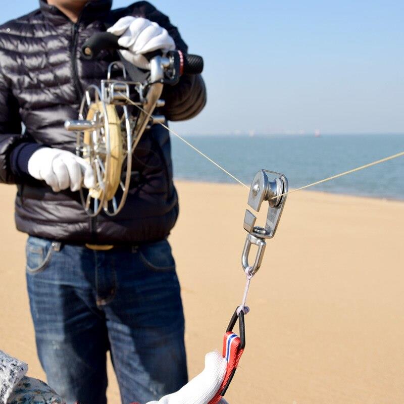 风筝压线器大型风筝拉线器压线器快速收风筝配件收线省力滑线工具