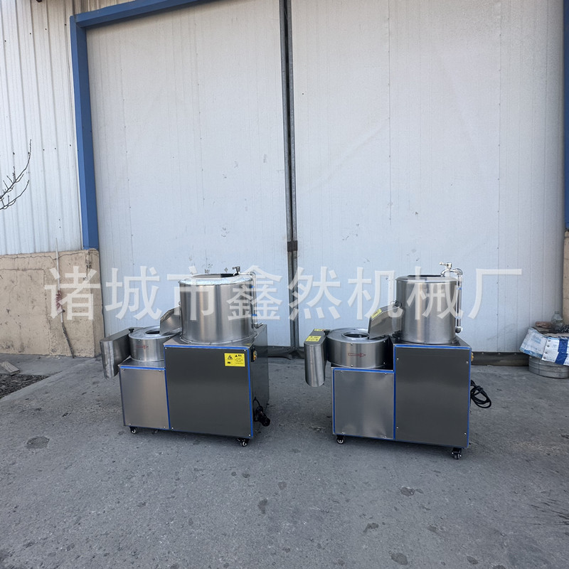 大型不锈钢土豆去皮切条一体机