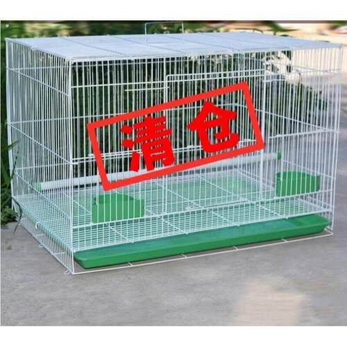铁笼鸽子笼绣眼笼铁艺养殖笼家用鸟笼繁殖笼大号豪华鹦鹉笼