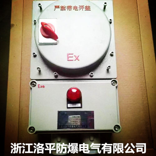 防爆断路器EX防爆空气开关防爆配电箱接线箱2P3P4P漏电防爆断路器