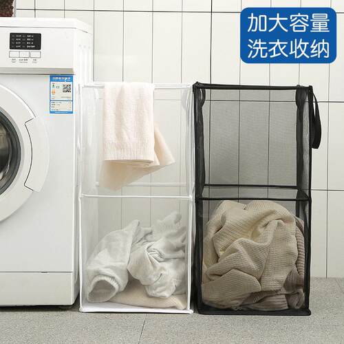 方形格洗衣篮大号可折叠脏衣筐浴室脏衣篮家用带提手脏衣篓