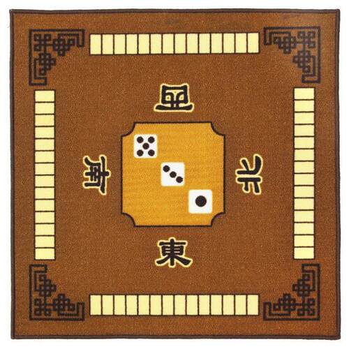 大号麻将垫子手搓正方形麻将静音桌布棋牌家用牌九打麻将四方牌桌