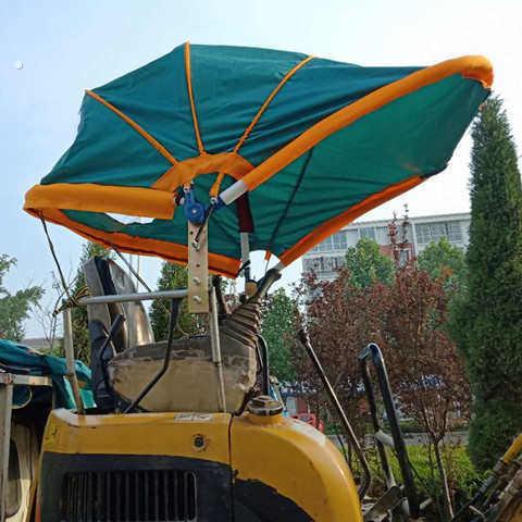 户外挖土机露天微怪手折叠篷挖土机车篷电动三轮车篷遮阳避雨篷