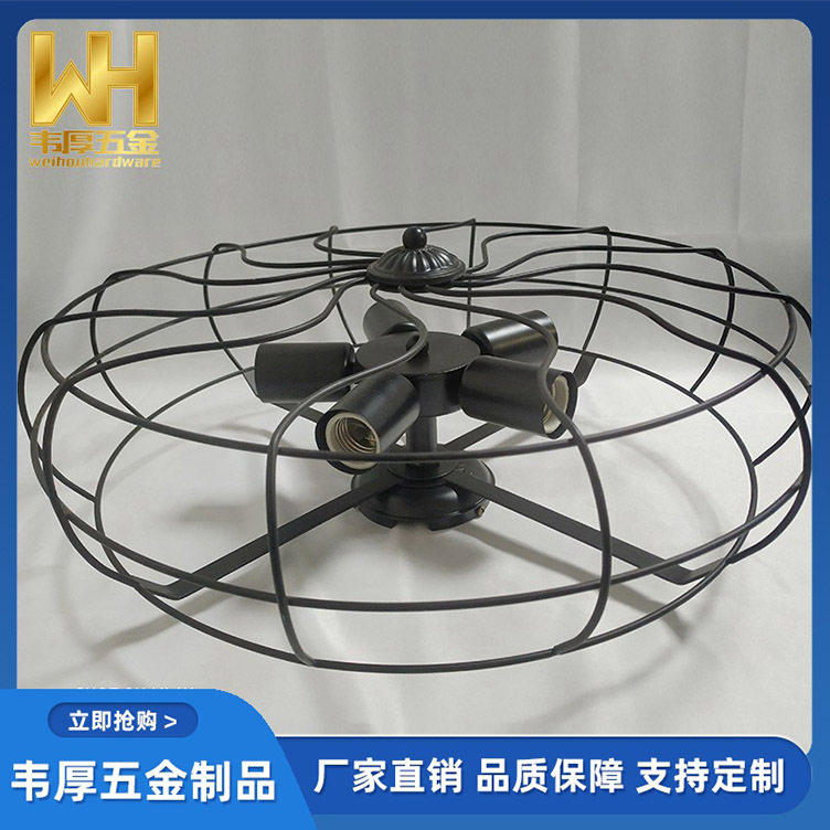 新中式LED大功率隐形吊扇灯
