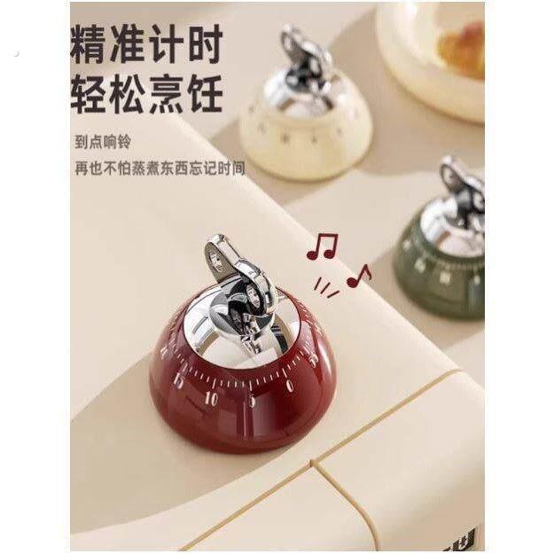 磁吸计时器厨房机械提醒器做饭定时器家用烹饪烘焙倒计时学习专用