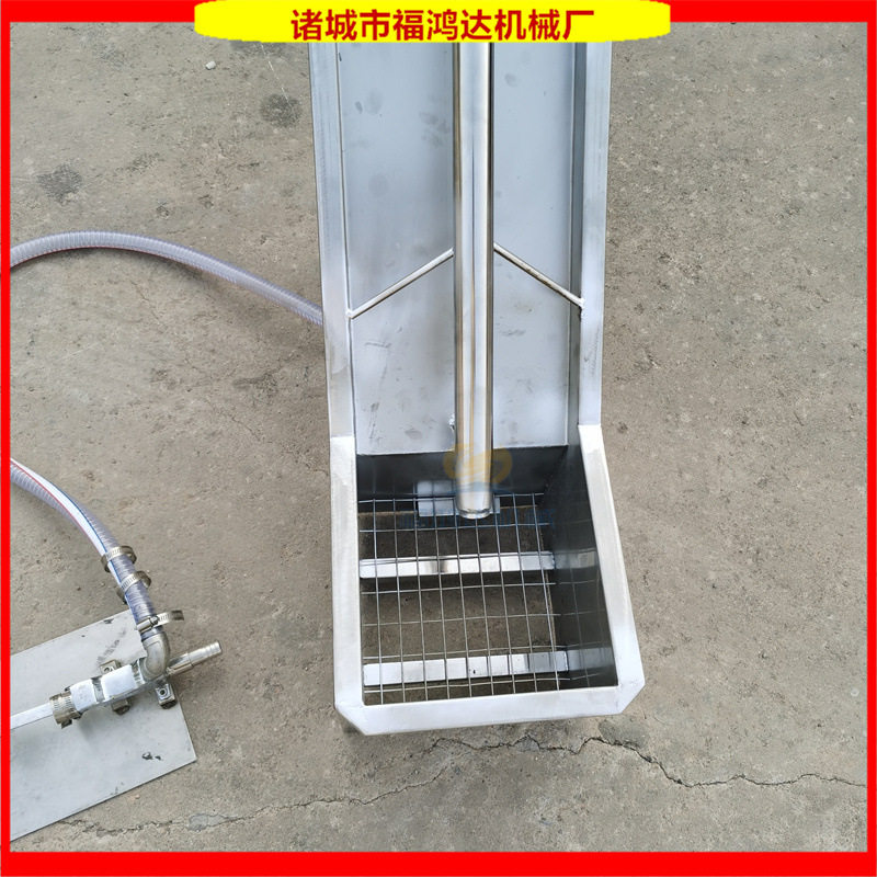 大型翻猪肠小号翻羊肠机器 脚踏出水的猪肠翻肠清洗机 猪头清洗机