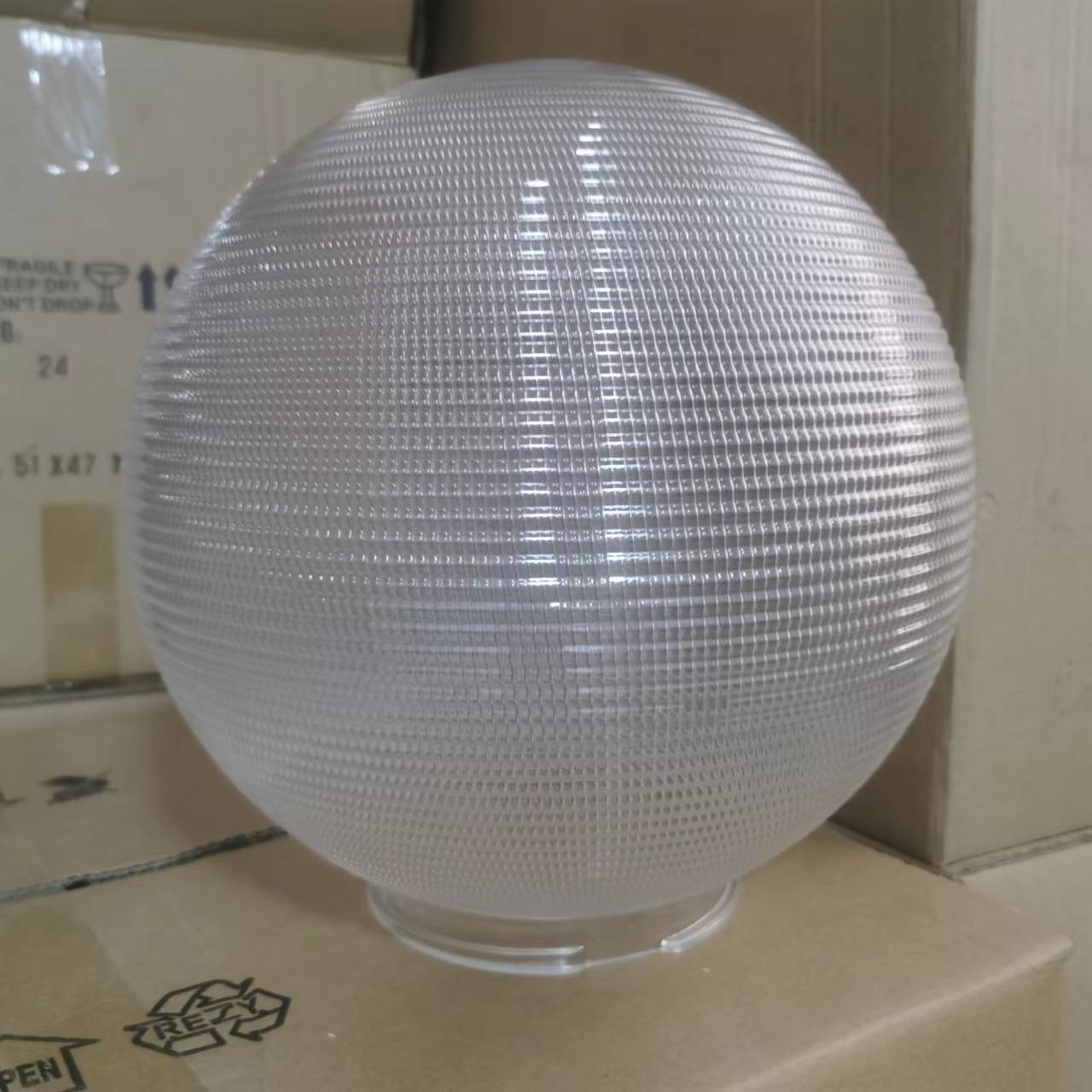 户外露营透明亚克力水晶球灯罩