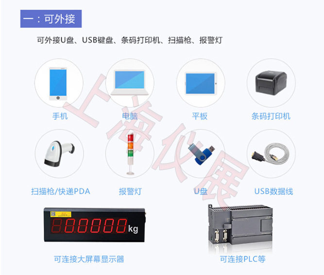 连接网络数传电子秤 触摸屏4G传输计重台称 物联智能垃圾桶地磅