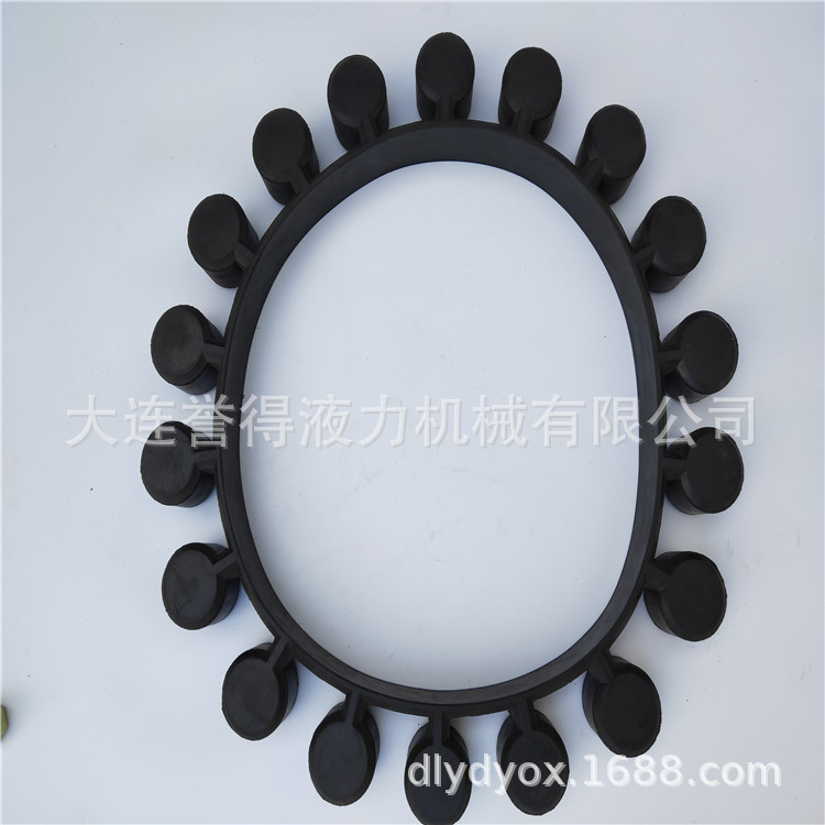 YOX1000液力偶合器弹性块 梅花盘耦合器配件