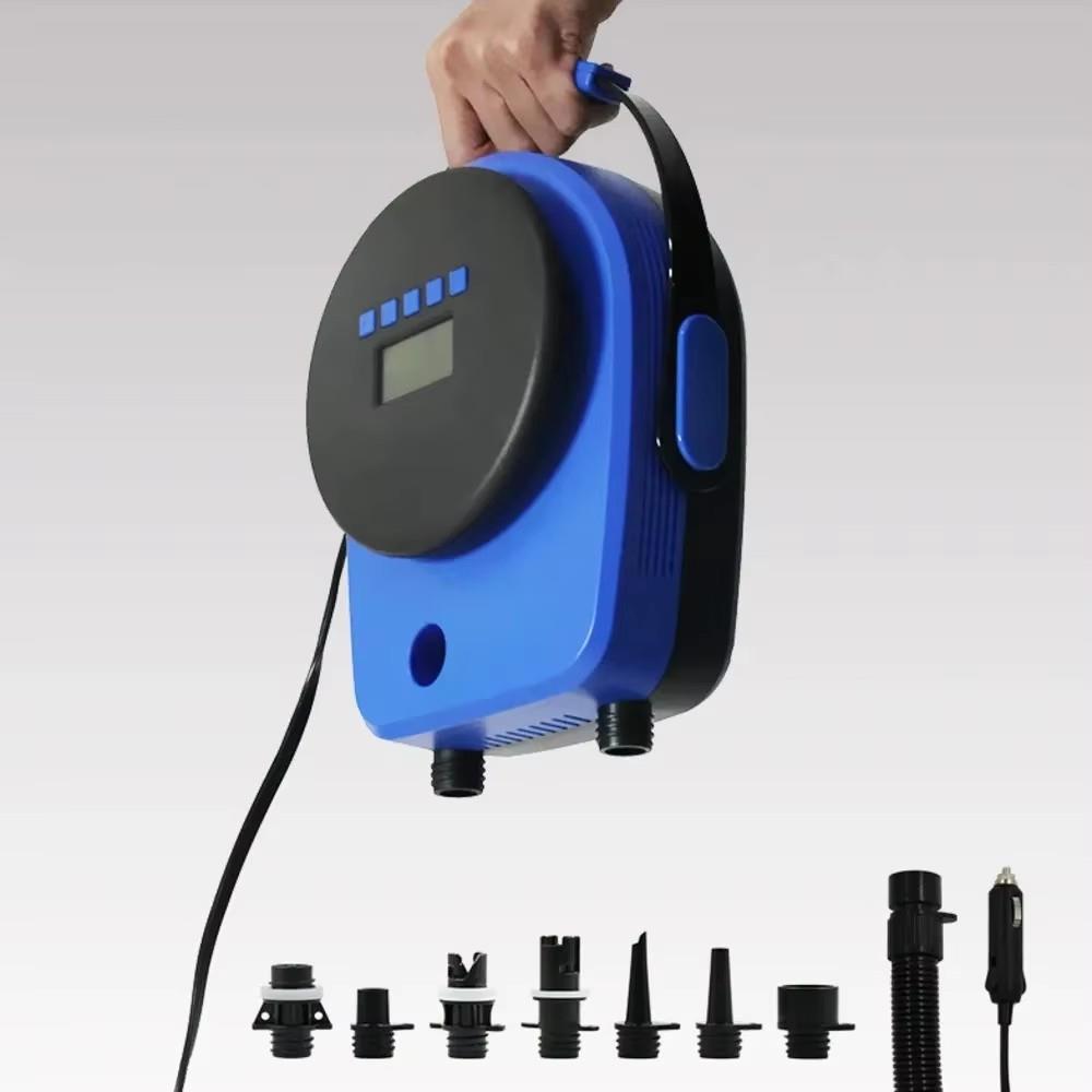 12V 110W 20PSI SUP桨式电动充气泵12V车载电动充气泵高压充气泵