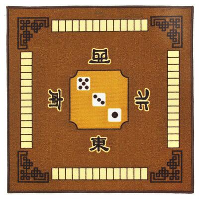 手搓麻将垫子加厚消音棋牌室桌布降噪方形牌九台面毯大号桌布牌桌