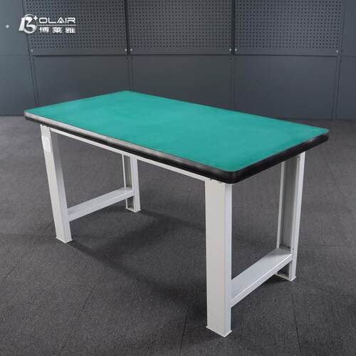 防静电桌面带带灯工具挂板工作台车间电脑维修钳工操作台桌检验桌