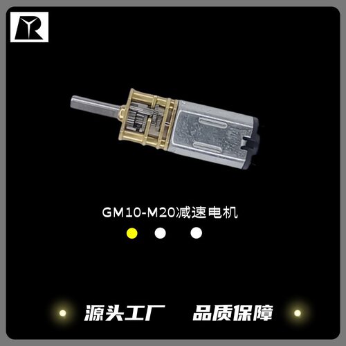 GM10减速齿轮箱M20电机直径10mm微型减速马达智能机器人精密仪器