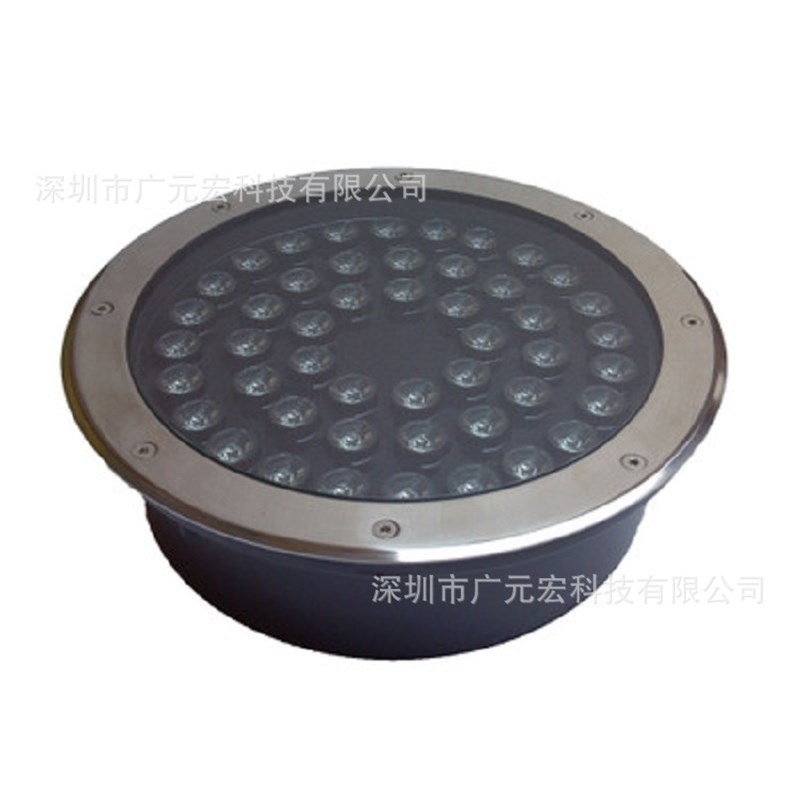 LED长方形地埋灯6W12W18W24W36W水下七彩灯不锈钢AC24V嵌入式RGB