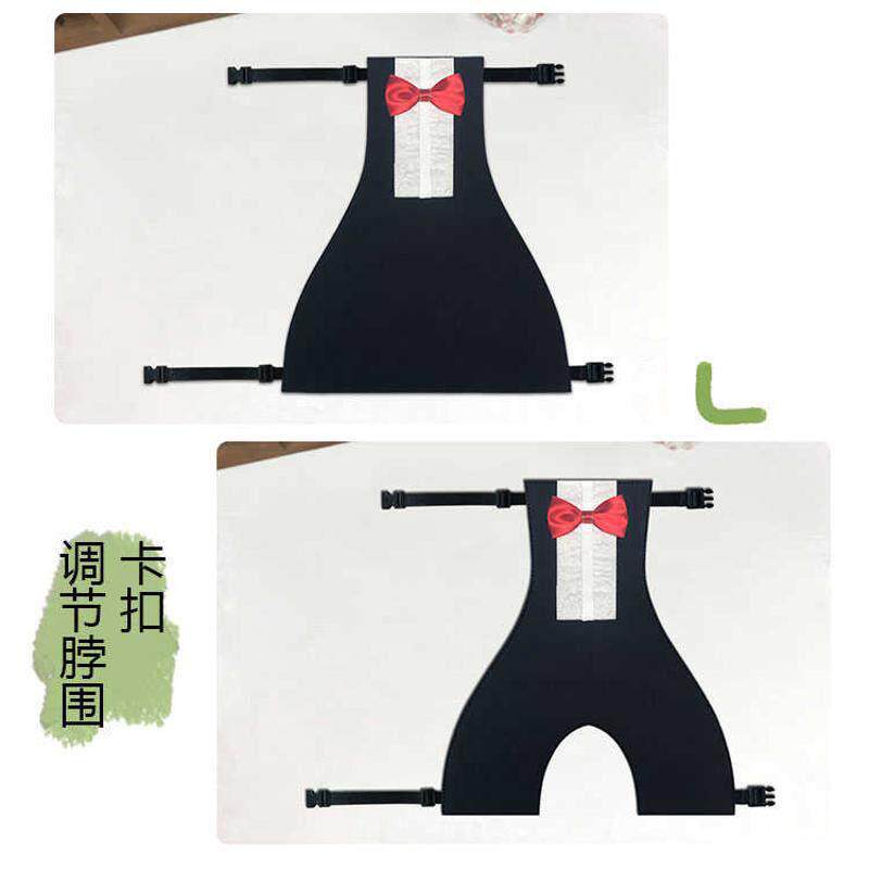 法斗狗狗肚兜柯基泰迪护肚子空调防着凉衣服夏季防脏宠物防水薄款