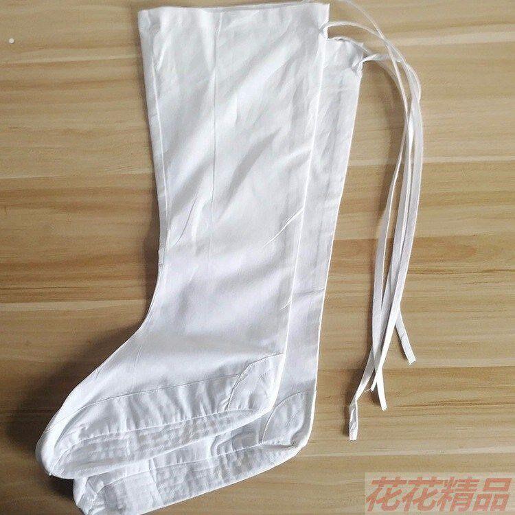 古装布袜男女袜子戏剧戏曲白色云袜小生靴袜影视古装僧袜道士袜子