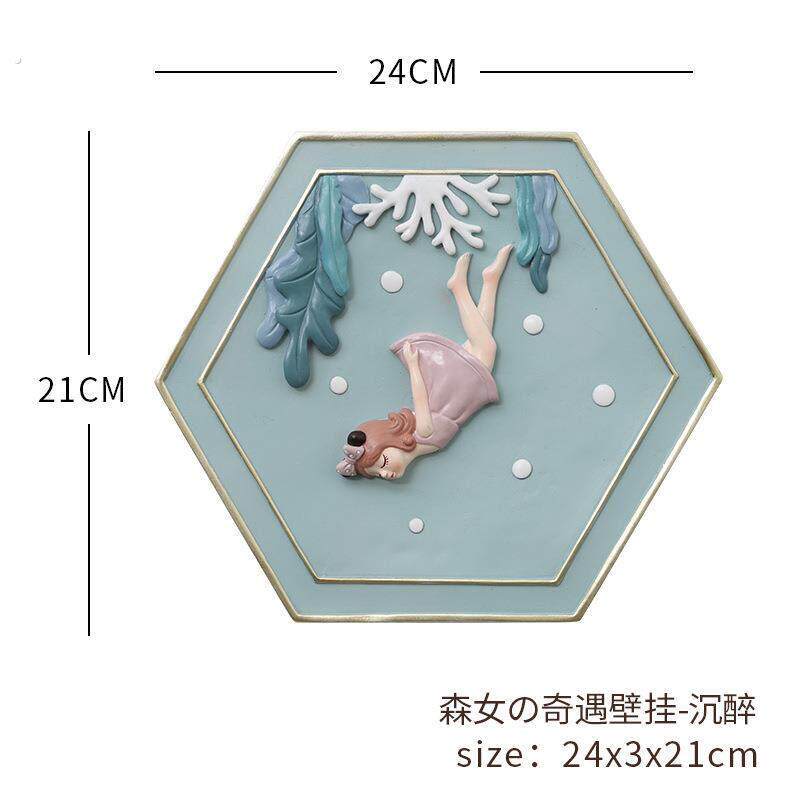 悠然见日式童话森林动物墙壁装饰壁挂创意客厅沙发背景墙上装饰