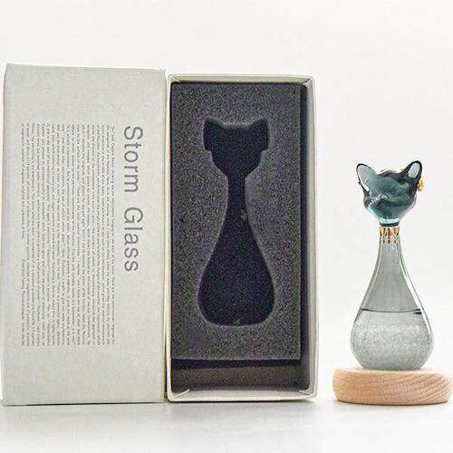 天气预报瓶安德森猫风暴瓶装饰生日礼物婚礼精美创意礼物的男孩和