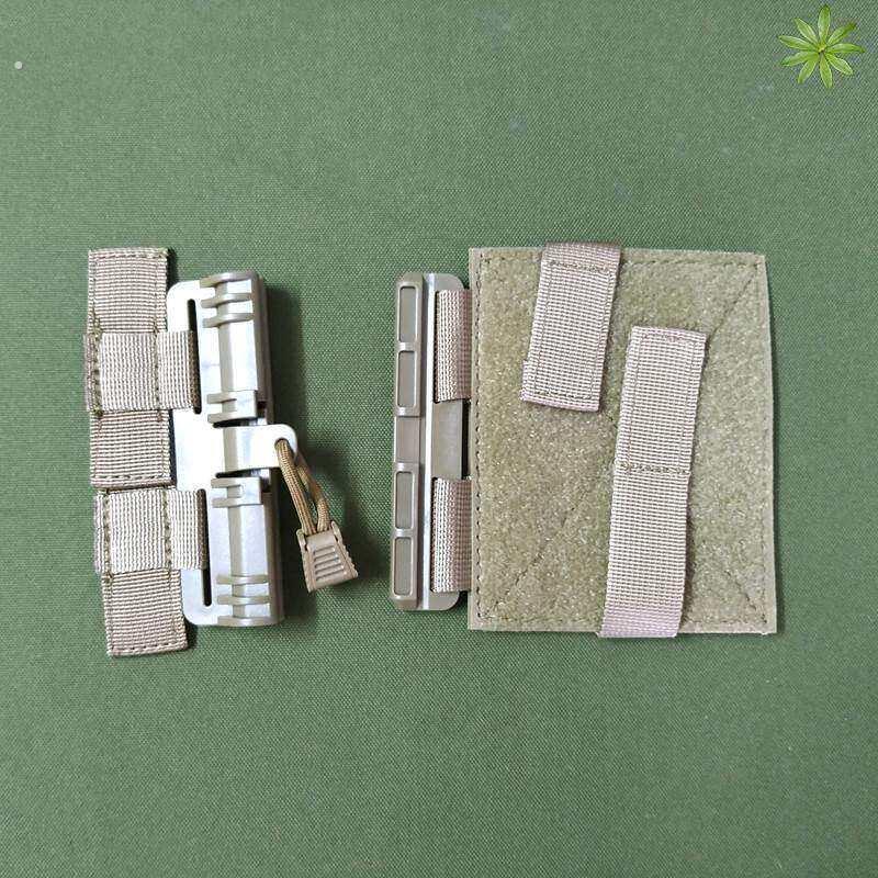 2个装快拆扣战术马甲背心肩带快插滑扣配件肩带插扣铰链连接扣具