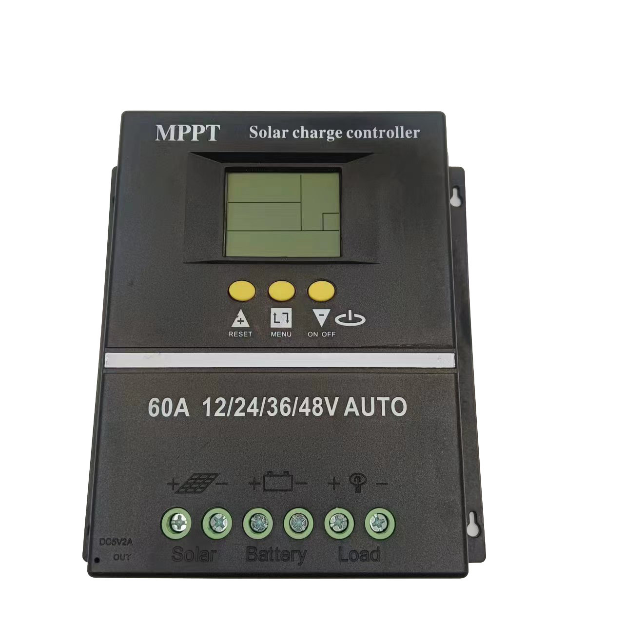 MPPTPWM太阳能充电控制器60A80A100ALCD液晶显示屏12/24/36/48V