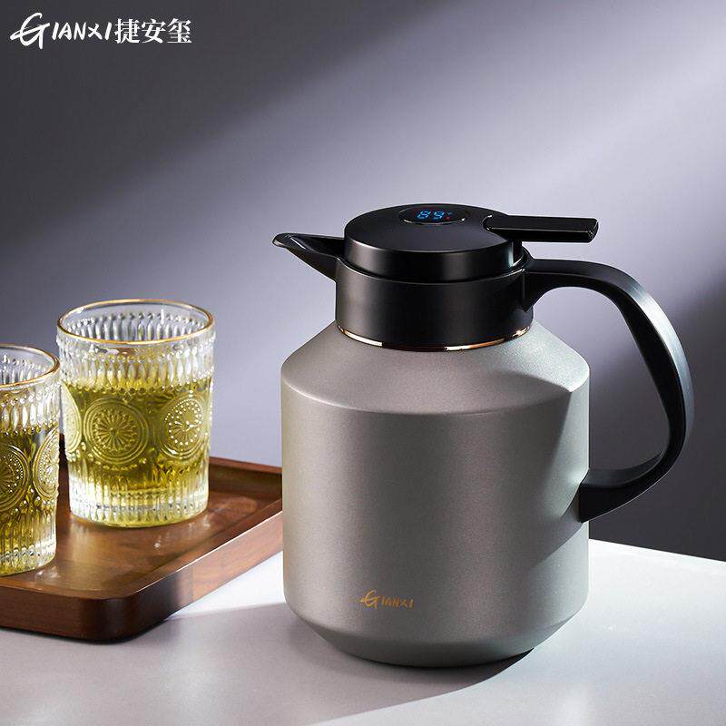 家用纯钛茶漏陶瓷内胆焖茶壶热水瓶显温闷泡壶暖水壶保温壶