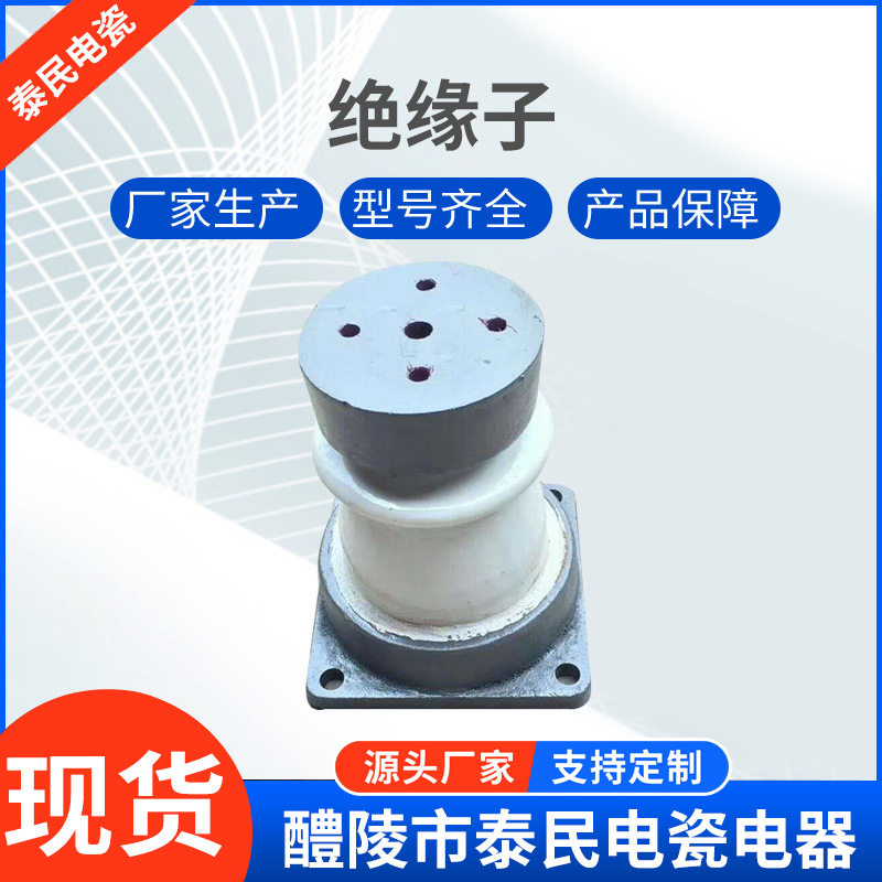泰民电瓷电器 高压电力瓷瓶陶瓷棒型支柱绝缘子  ZABCD-24F 20