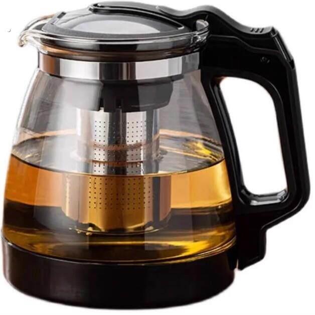 玻璃泡茶壶茶水分离加厚防摔耐高温家用办公大号带把功夫茶杯套装
