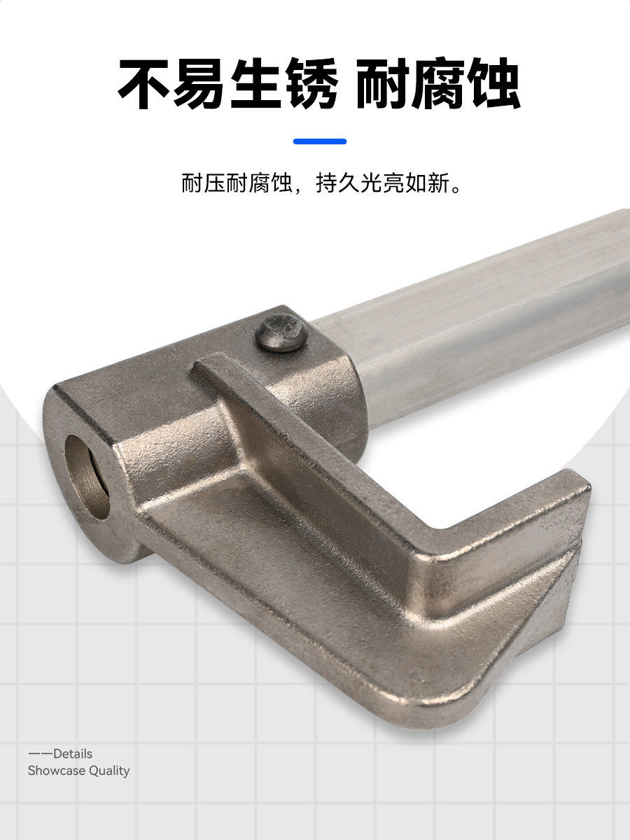 45cm65cm不锈钢铝合金工字梁锚点水平滑动器防坠固定器