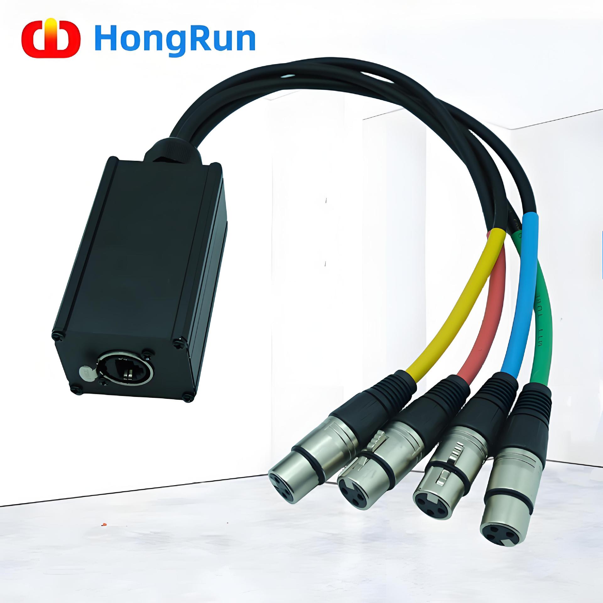 4路XLR网络延长器300米DMX