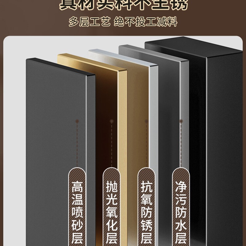 A5L厨房壁挂式置物柜免打孔家用墙上带门调料调味品置物架挂墙收