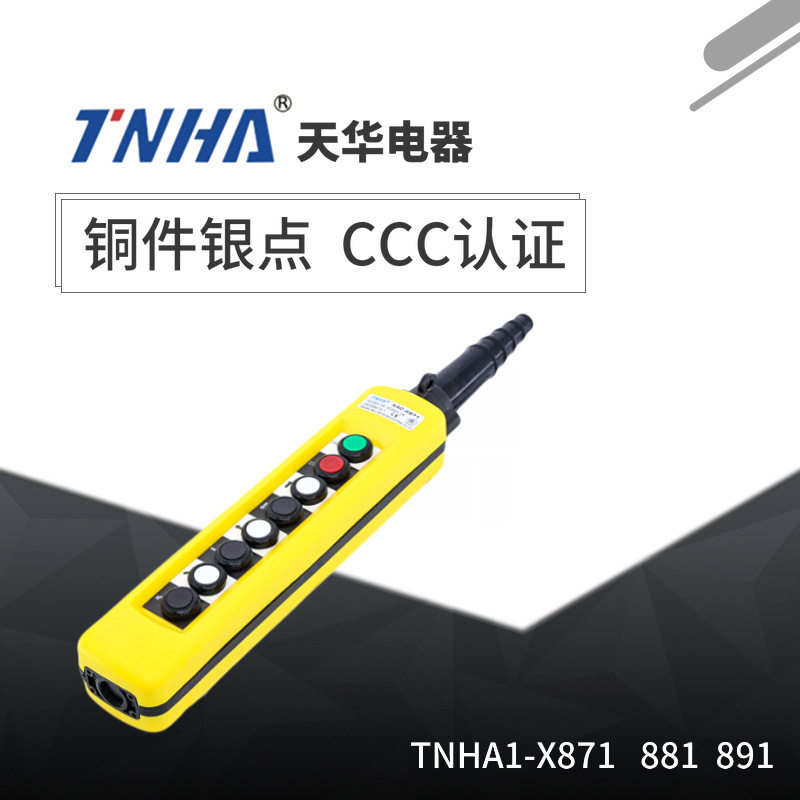 天华按钮电动葫芦TNHAXAC-A871881891开关行车起重机控制