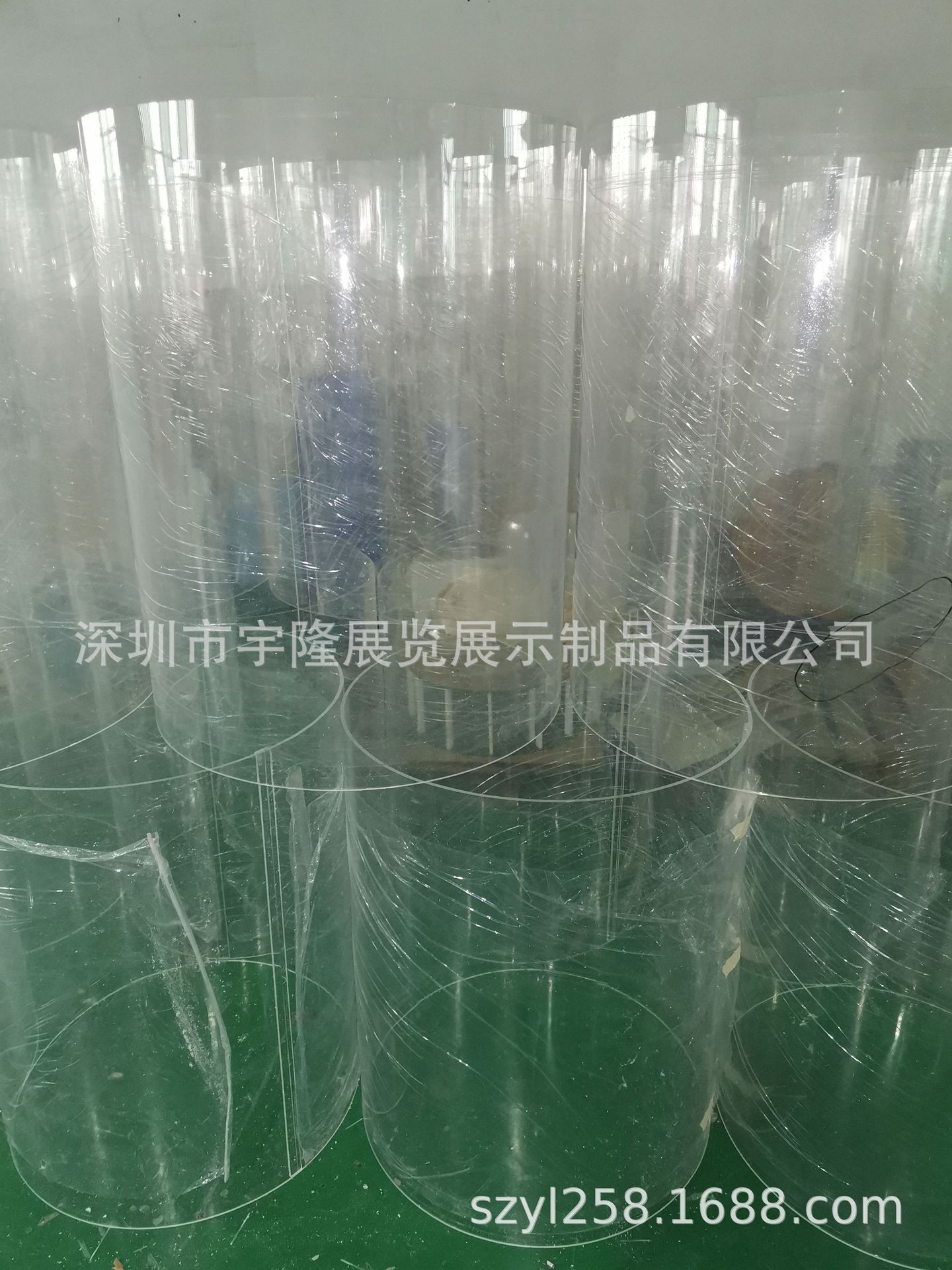 亚克力圆管加盖封底热弯等制品