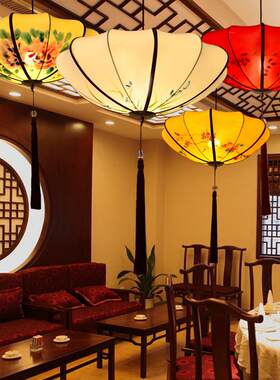 古式灯笼灯中式仿古灯具复古个性创意古典中国风饭店阳台餐厅吊灯